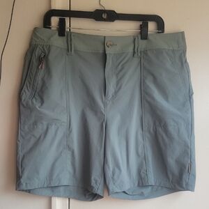 ZeroXposur Man  Gray Flat Front Outdoor Shorts Sz XL Goof Condition